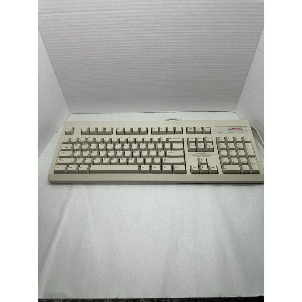 Compaq RT101 Vintage Mechanical Keyboard Wired PS/2 Connection - Untested